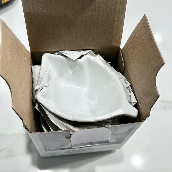 Martha Stewart Ceramic Tidbit 4-Piece Dish Set White Sauce - Picture 5 of 9